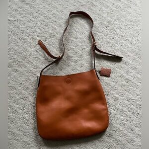 Brown Leather Shoulder Bag
